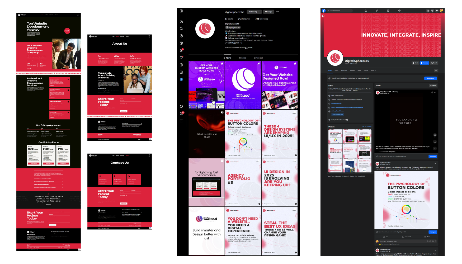 Brand identity kit designed by Social Marble
